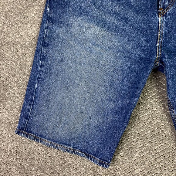 Levi's 569 Denim Jean Shorts Men's 36 Blue Cotton 35569-0302 - Picture 3 of 13